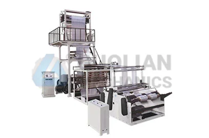 ABA 3 Layer Co-Extrusion LDPE HDPE Film Blowing Machine